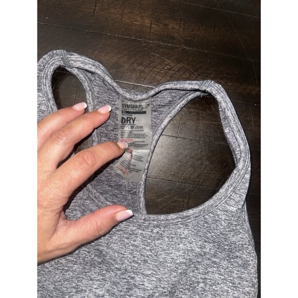 Gymshark Women’s Flex Gray Teal Sports Bra Size XS - Picture 3 of 4